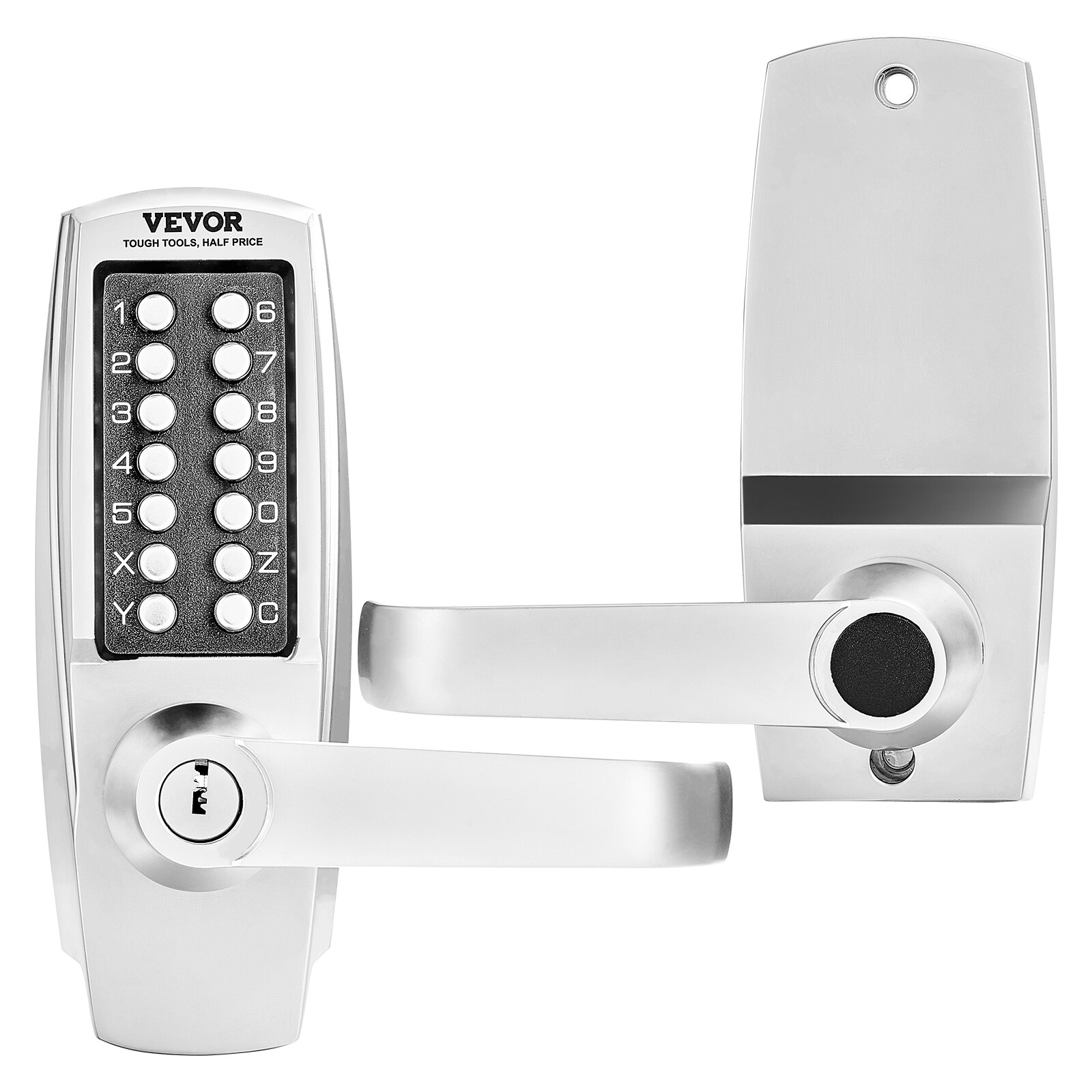 Mechanical Keyless Entry Door Lock 14 Key Mechanical Door Lock with Key for Home