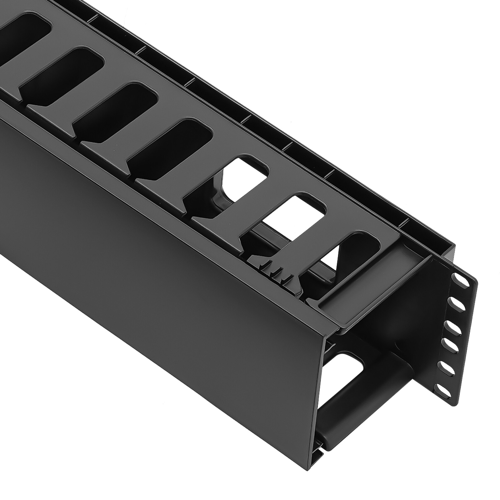 4pcs Horizontal Rack Mount Cable Management Cable Organizer Cable Raceways