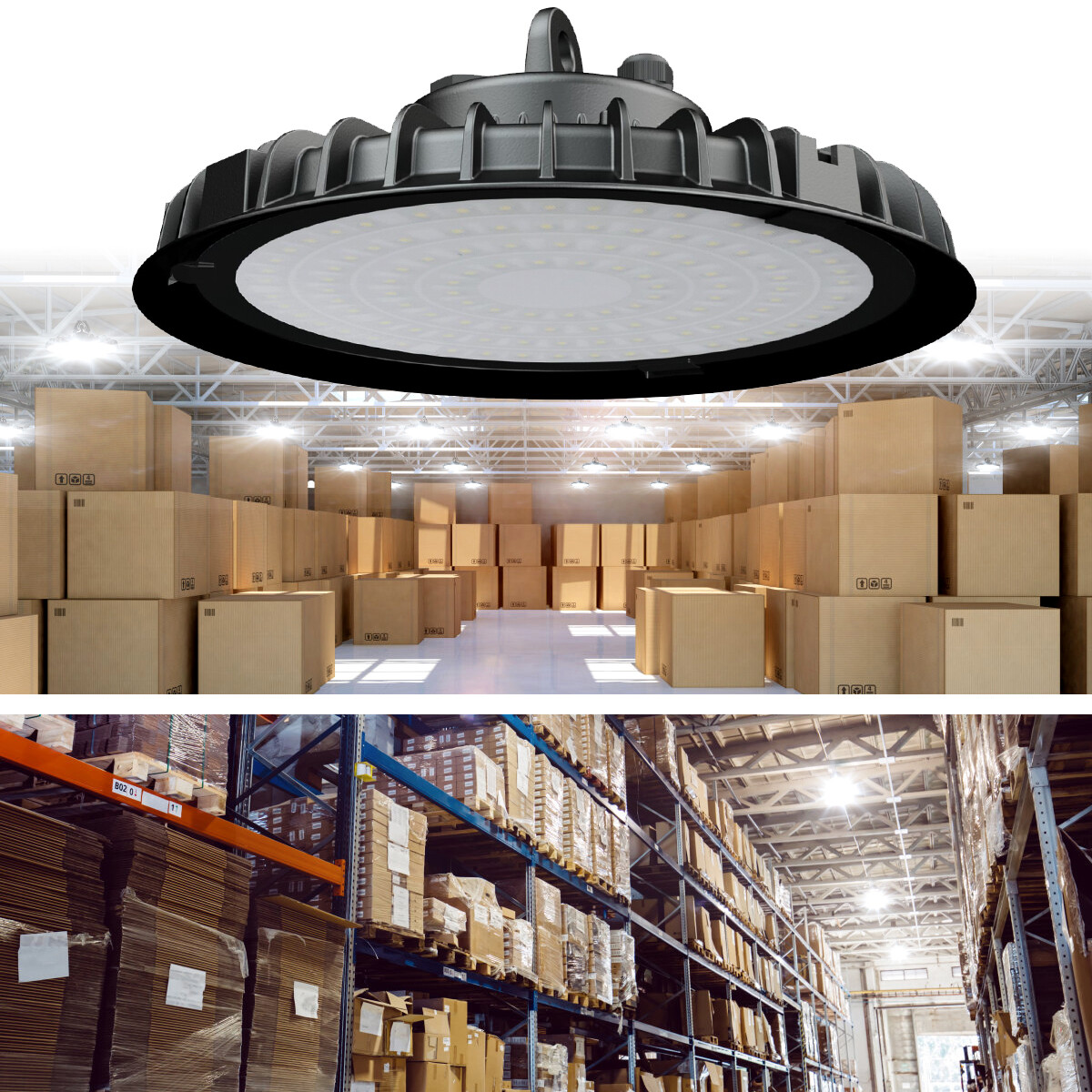 20Pcs 200W UFO Led High Bay Light Commercial Industrial Warehouse Gym Shop Light