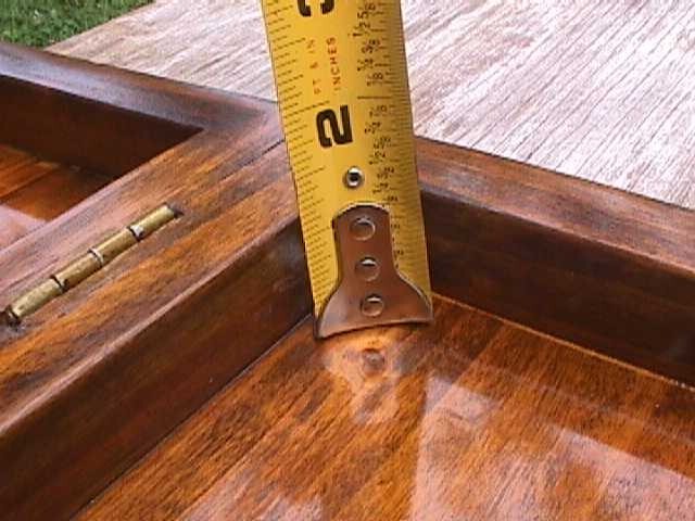 VINTAGE WOODEN FOLDING CHESS BOARD DECOR WALL ART YOU RESTORE