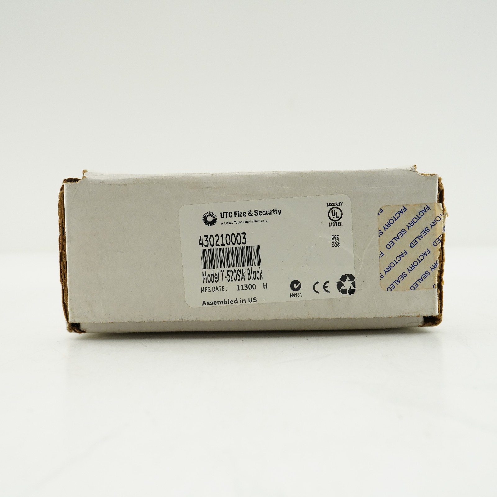 UTC Fire & Security T-520SW Black 430210003 NEW