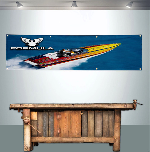 FORMULA POWERBOATS 2' X 8' BANNER FLAG