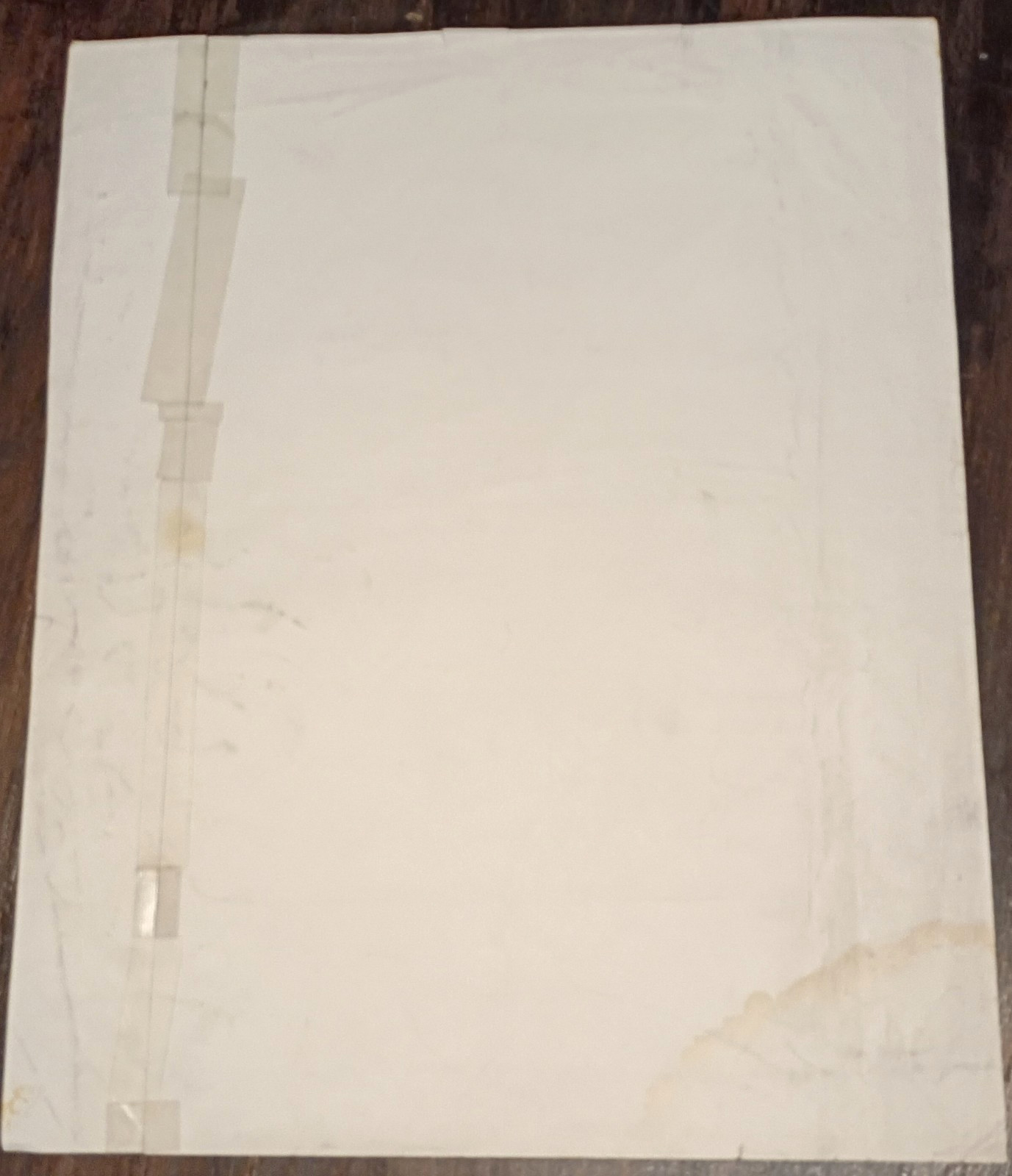 Vintage Original Signed Pencil Drawing African American Man & Child - 14"x18"