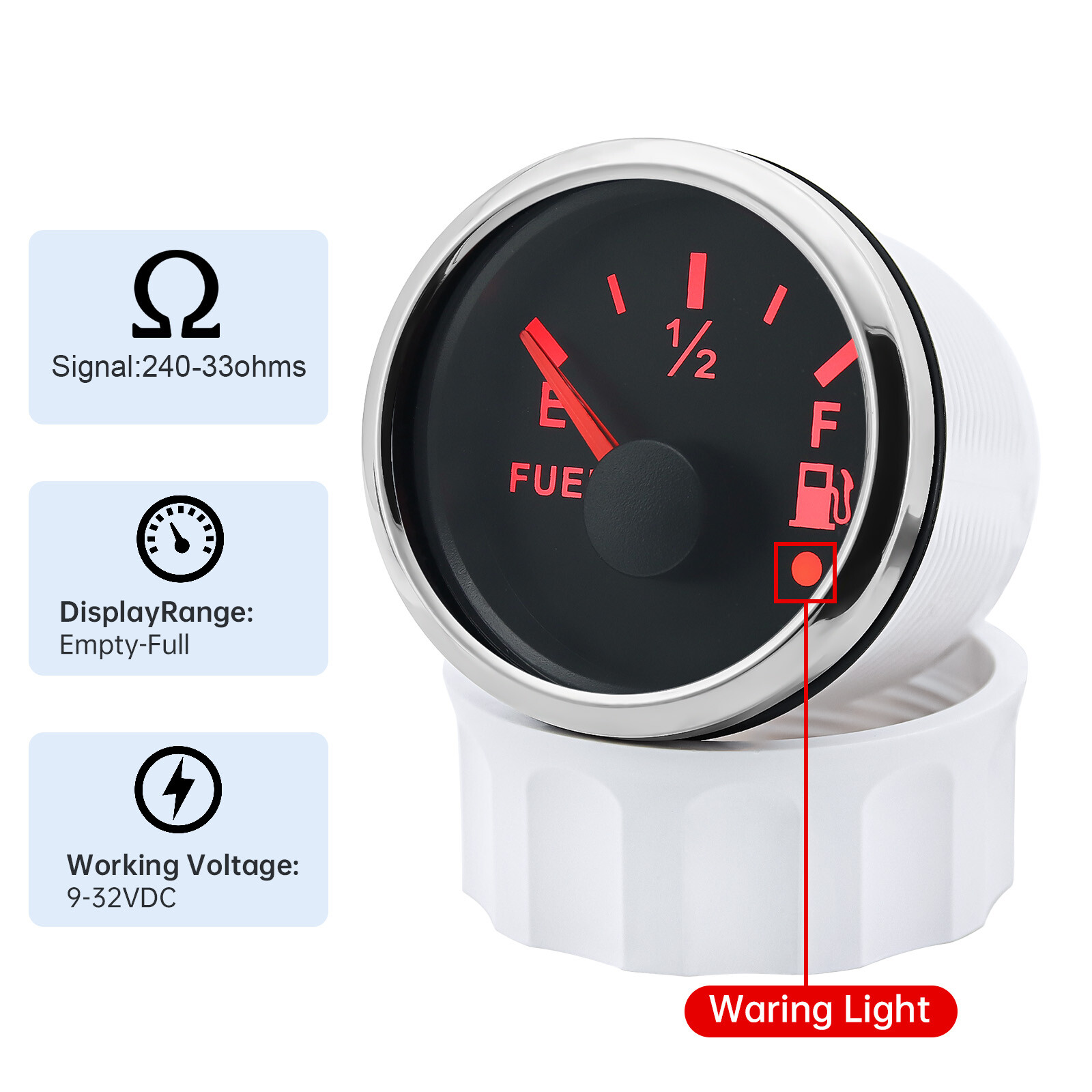 125mm-350mm Marine Boat Fuel Sending Unit Tank Level Sender Sensor 240-33ohms US