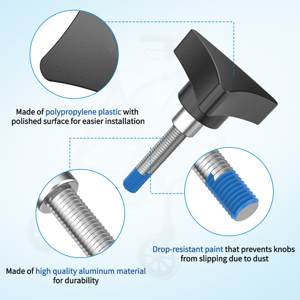 US For Steel Rolling Walker Rollator KNOB FOR WHEEL ASSEMBLY 2PCS Rollator Parts