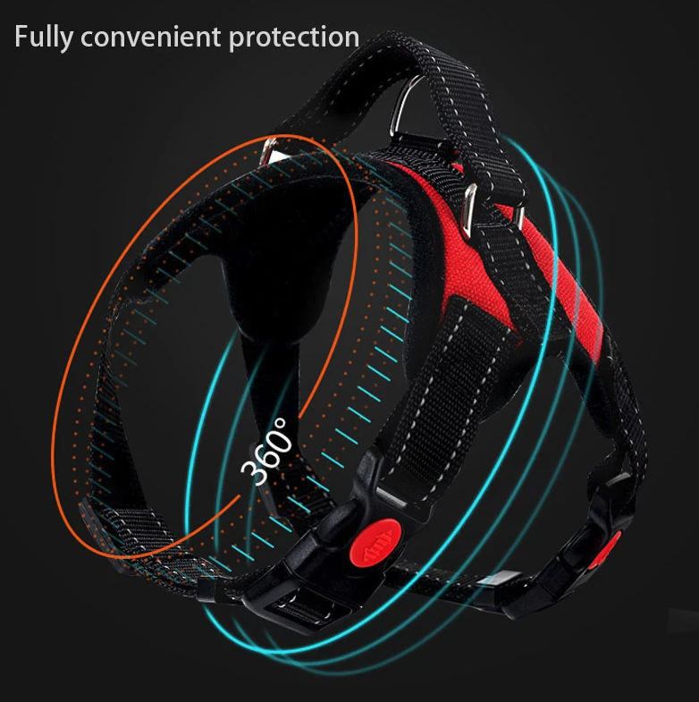 No Pull Dog Pet Harness Adjustable Control Vest Dogs Reflective XS S M Large XXL