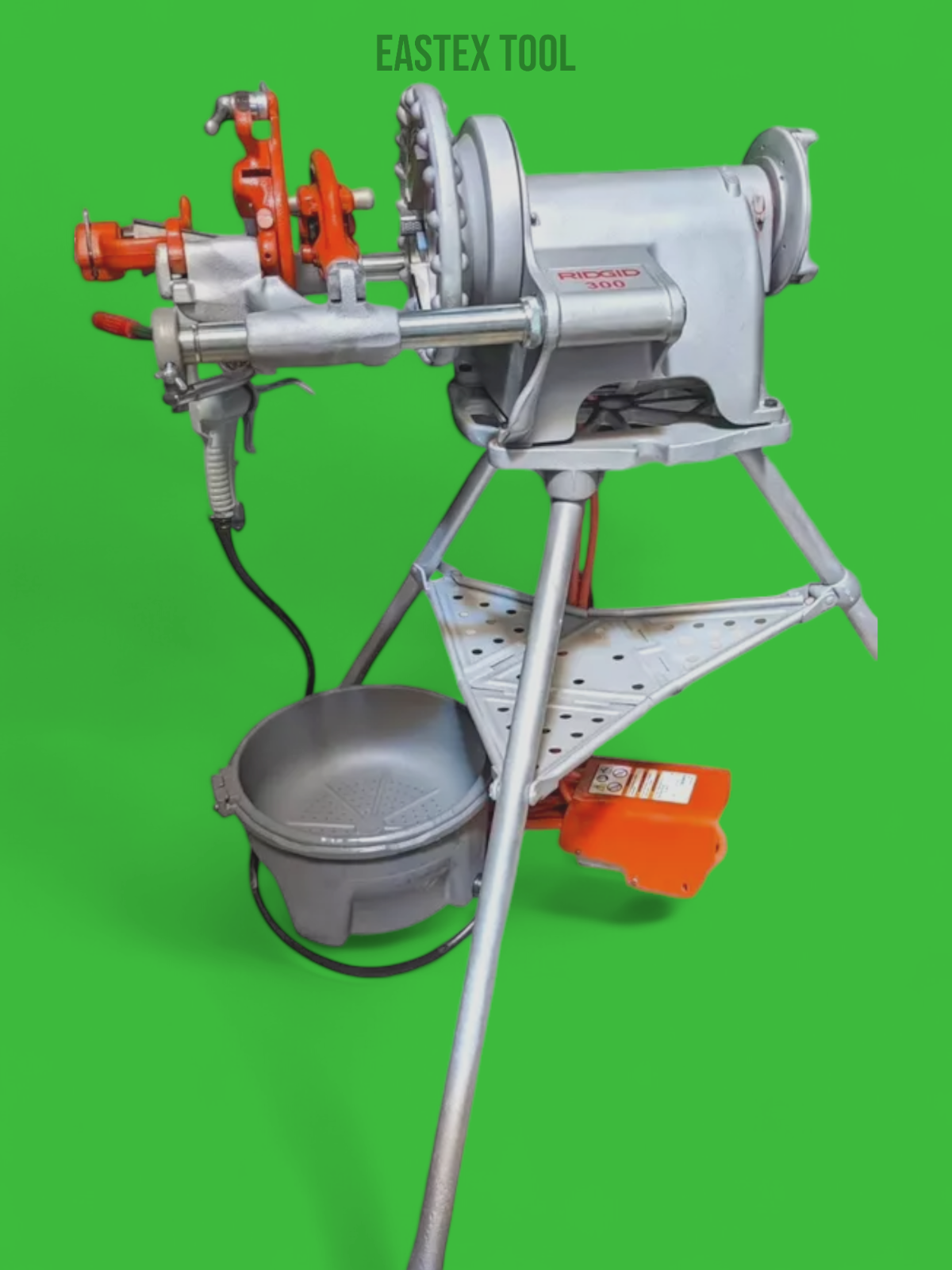 RIDGID 300 PIPE THREADING MACHINE **57 RPM** REFURBISHED by EASTEX TOOL, LLC