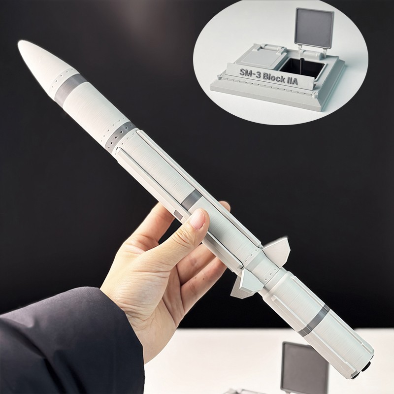 1:16 RIM-161D SM-3 Block IIA Missile Model 41cm 3D Printed Military Collection