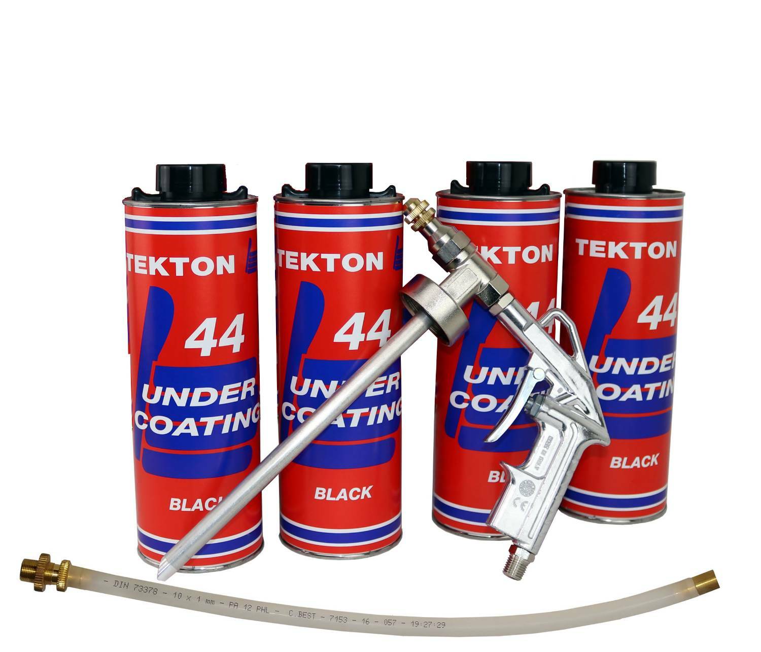 Undercoating Kit Includes Spray Gun with Adjustable Nozzle BONUS 7" Wand