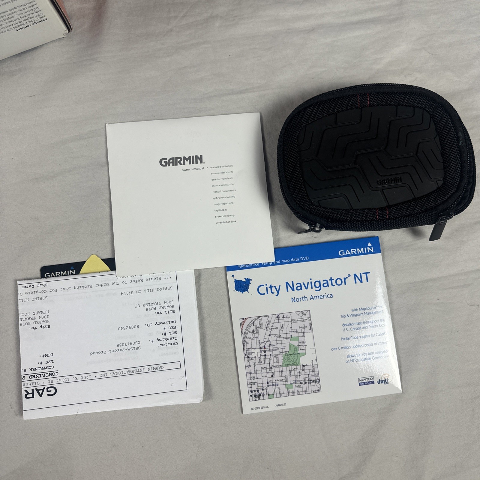 OEM Garmin Zumo 550 Motorcycle Power Cradle Mount & Chrome Handlebar Clamp