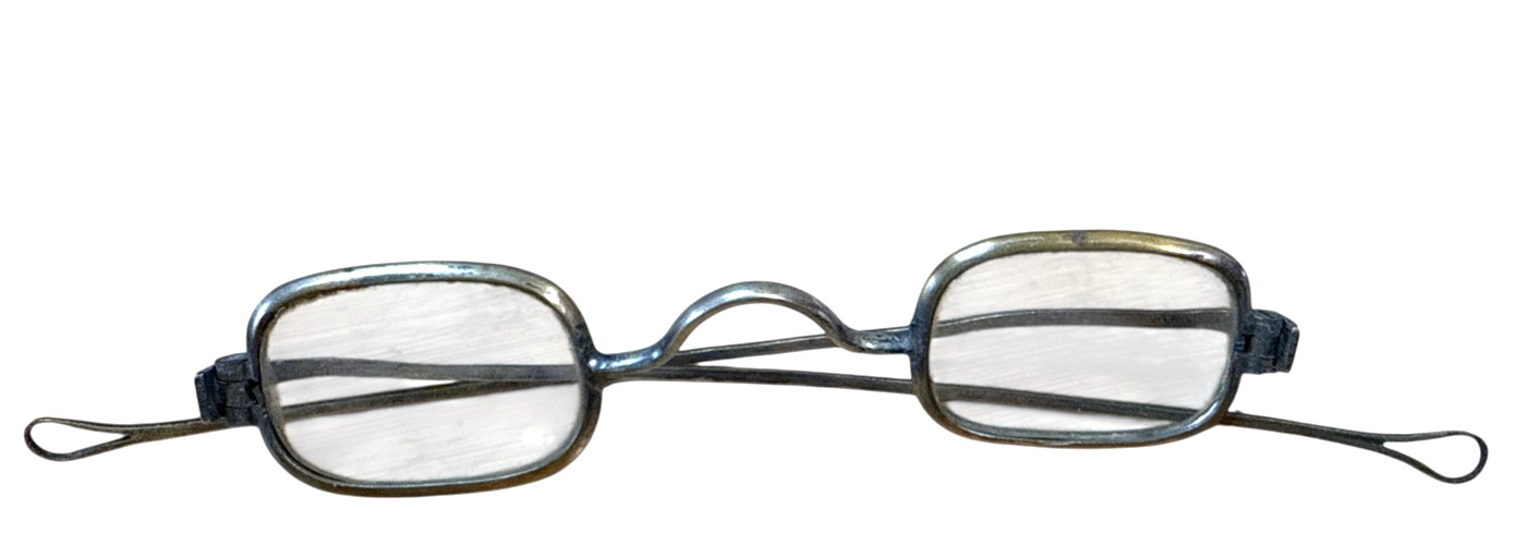 Revolutionary War Period Hand Forged Brass Eyeglasses