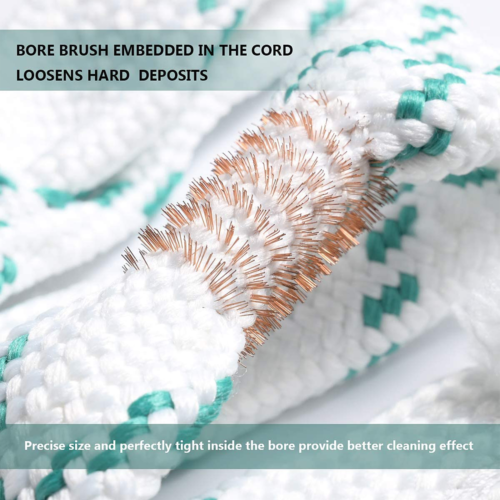 Bore Rope Gun Snake Barrel Cleaners .22 thru .45 & 12 20 Ga Rifle Shotgun Pistol