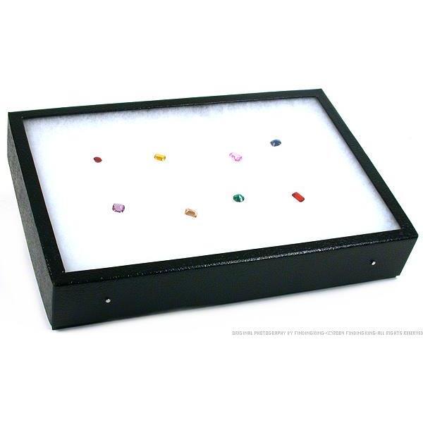 Gemstone Display Case Showcase Riker Mount Tray 12x8x2"