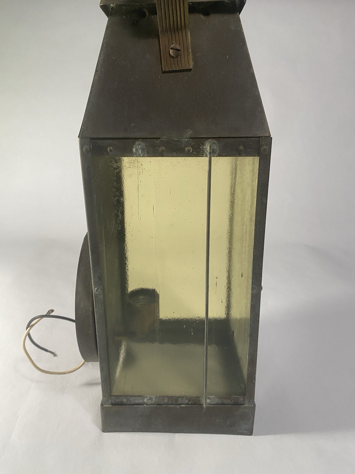 VTG Thomas Industries MOE LIGHT Wall Lantern Copper Patina Outdoor Rustic