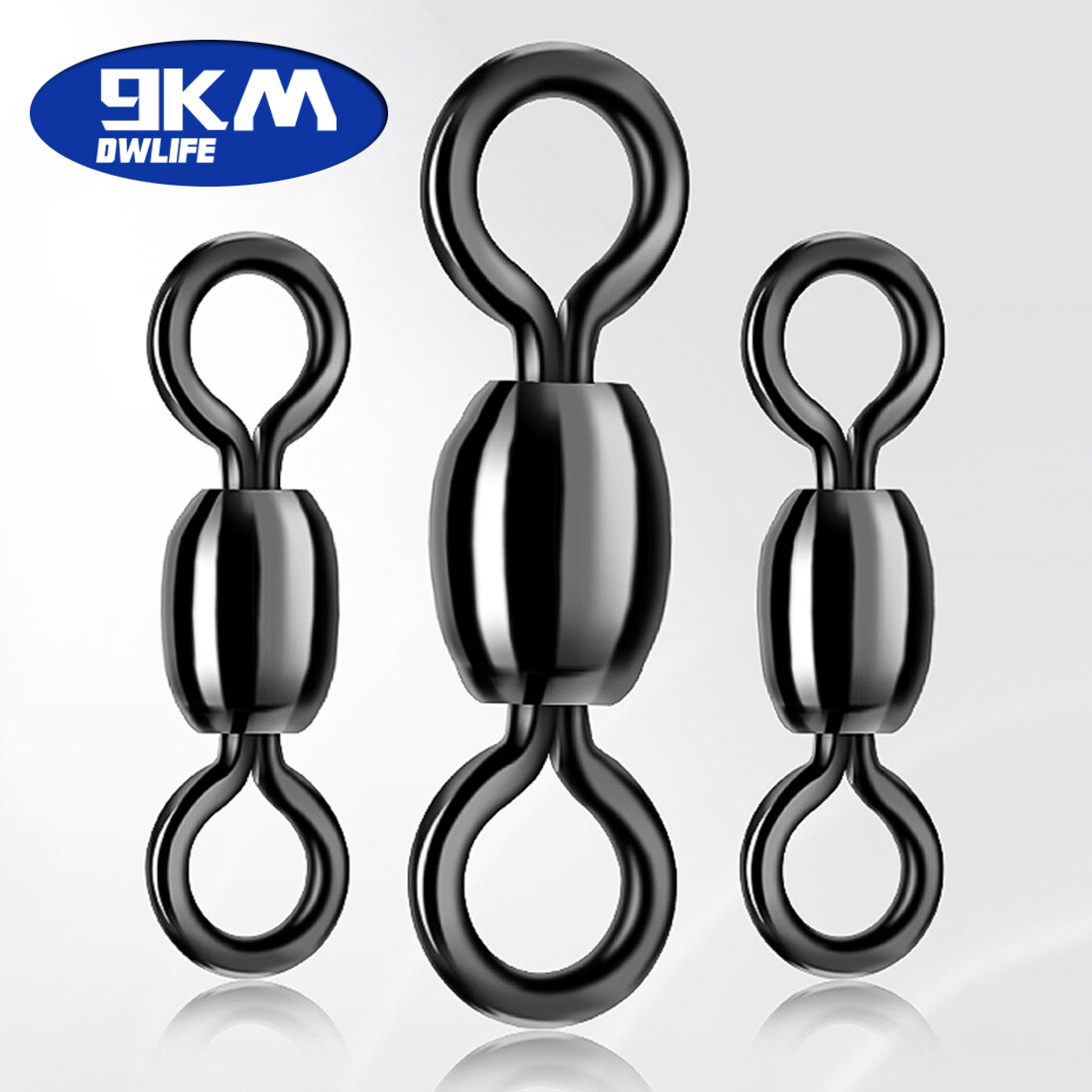 Heavy Crane Swivels 50~200Pcs Swivels Fishing Tackle Fishing Line Hook Connector