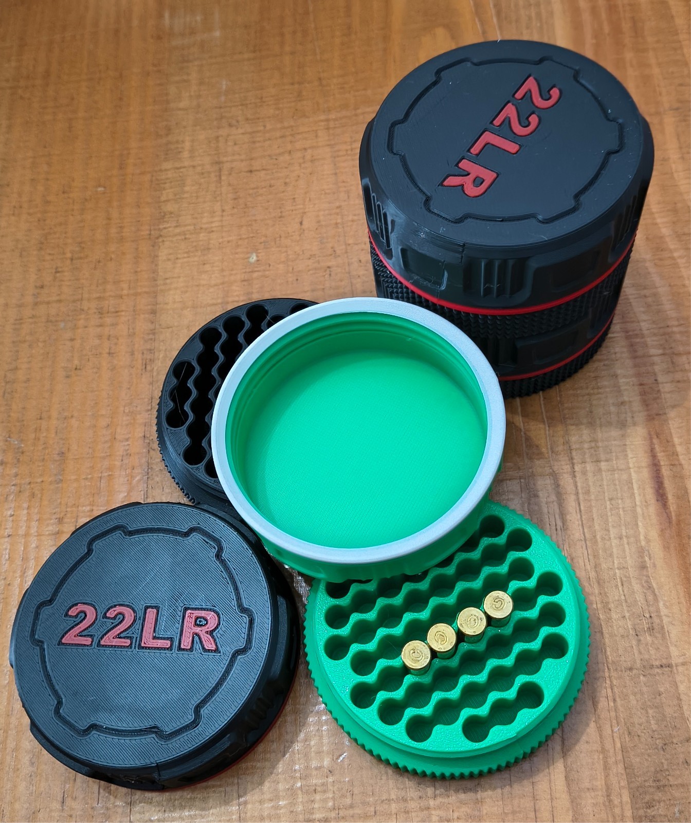 Premium 4‑Pack .22LR Ammo Storage Cases – Custom Colors – Free Shipping