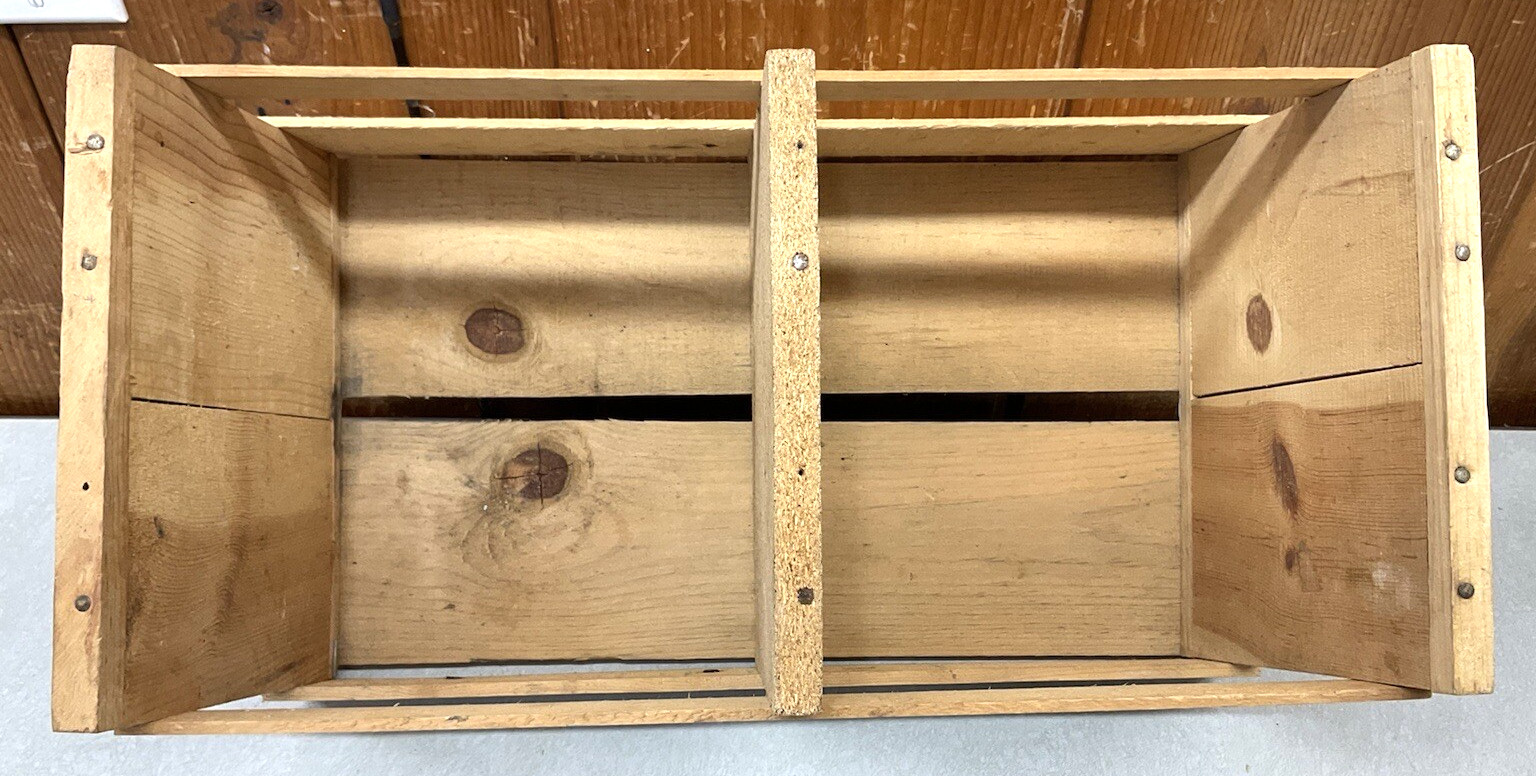 VTG Rio Vista Asparagus Wood Crate Riverview Farms Stockton California Wooden