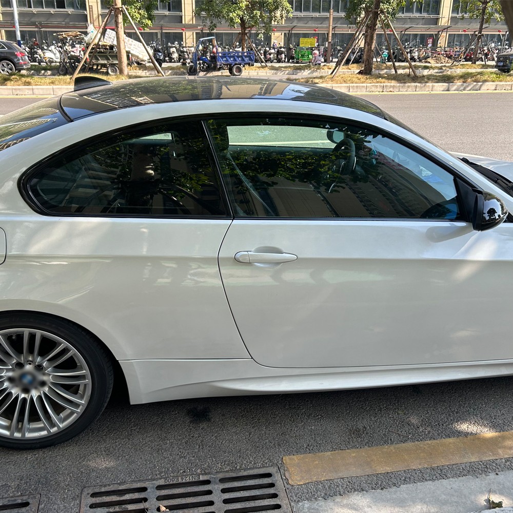 Glossy Black Chrome Delete Window Trims For BMW 3 Series E92 Coupe 2005-2012