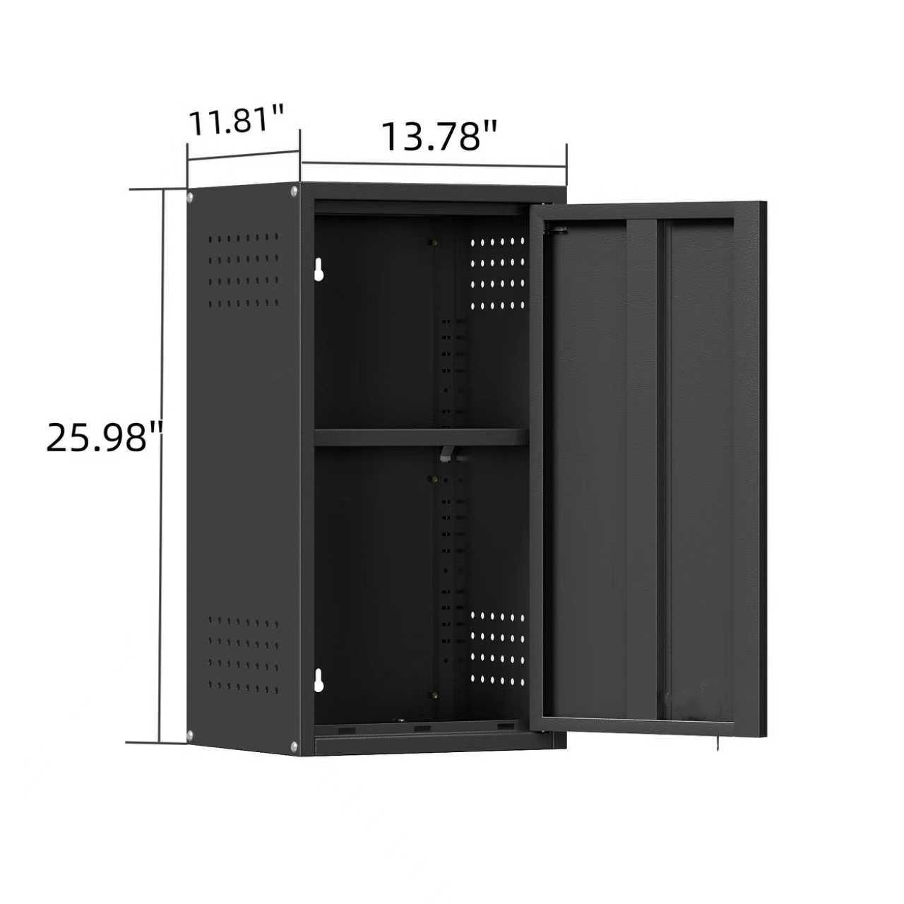 Metal Storage Cabinet,wall Cabinet Garage Cabinet W/ Pegboard Cabinet Tool Boxes