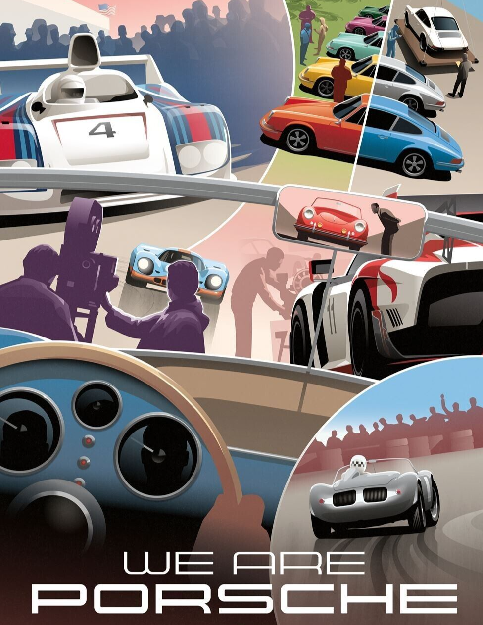 Porsche 75th Anniversary Coffee Mug Petersen Museum / We Are Porsche 356 912 917