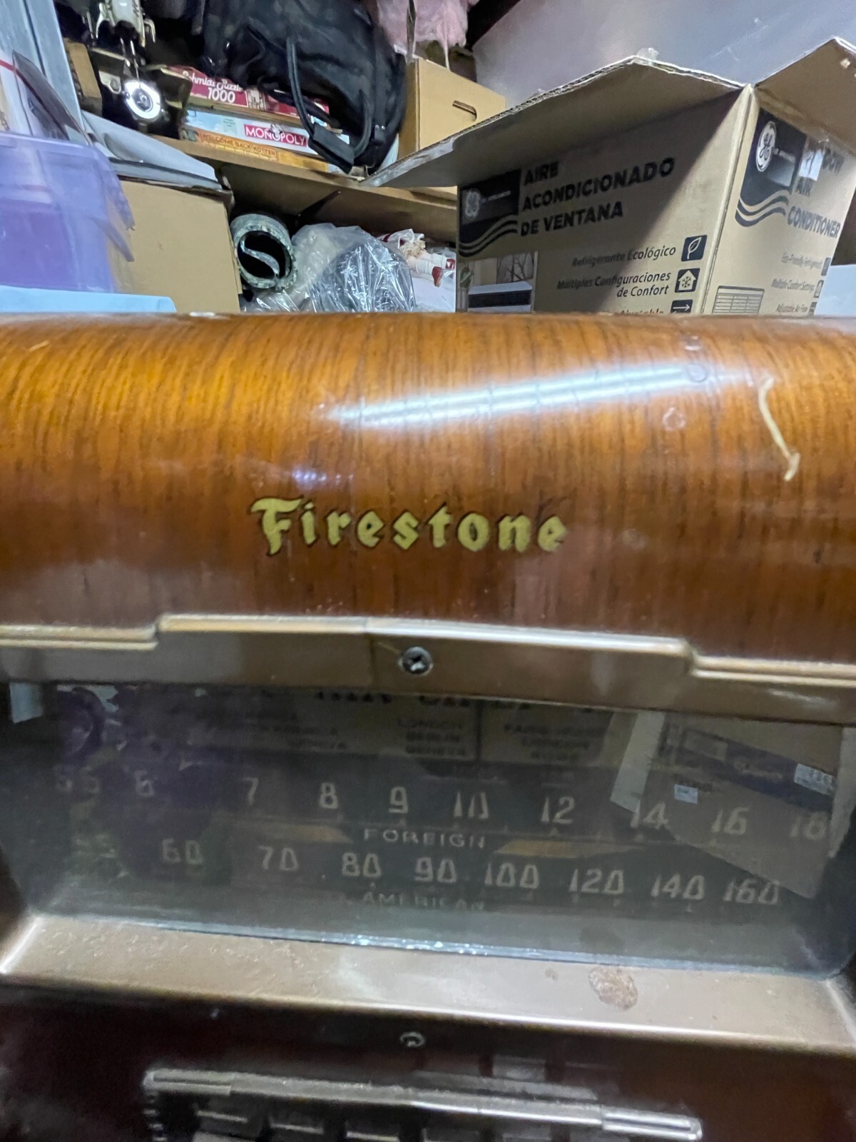 Firestone Air Chief PowerScope Radio Record Player Turn Table Superheterodyne