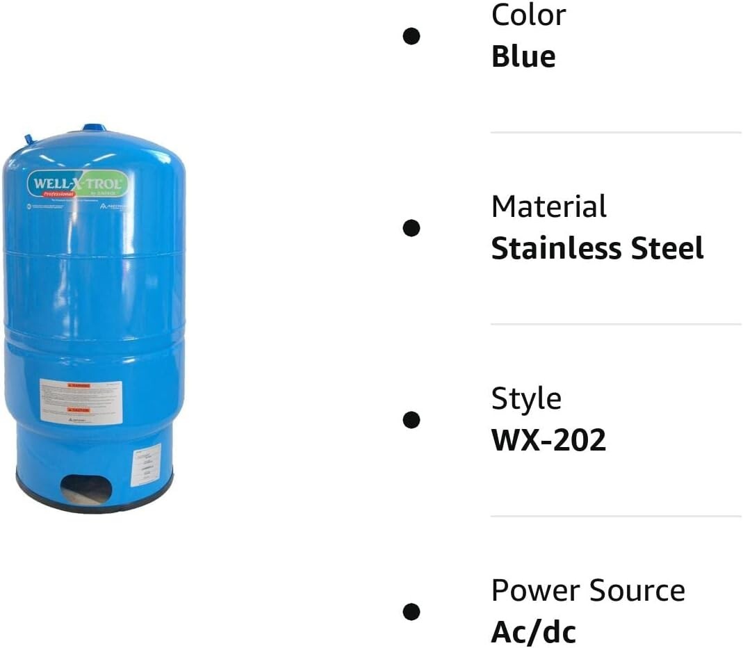 Amtrol Well-X-Trol WX-202 20 Gallon Well Water Pressure Tank