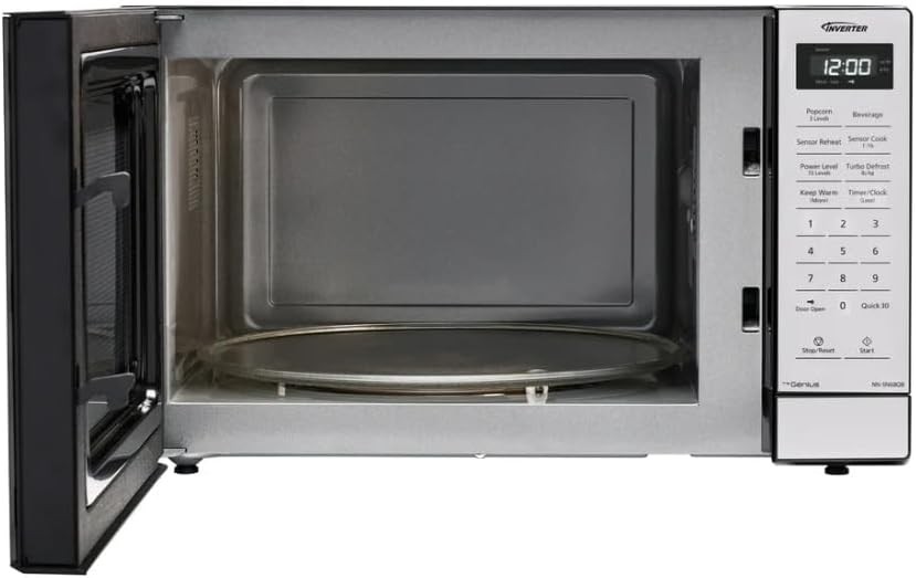 Panasonic NN-SN68QB 1.2 cu. ft. 1250W Inverter Microwave - Certified Refurbished