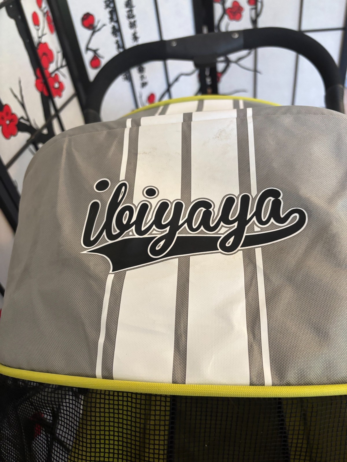 IBIYAYA Pet Stroller - Medium 4-Wheel Luxury Dog-Cat Stroller with Two Openings