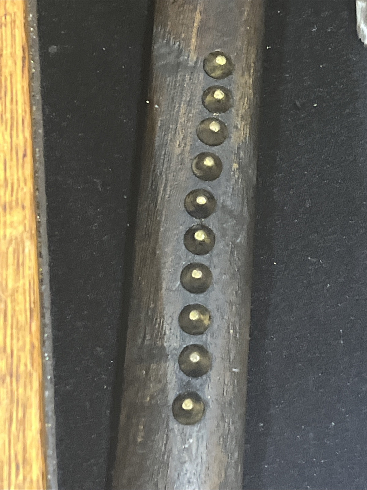 AUTH. NATIVE AMERICAN INDIAN Territory PIPE TOMAHAWK WITH Leather Tobacco Bag!