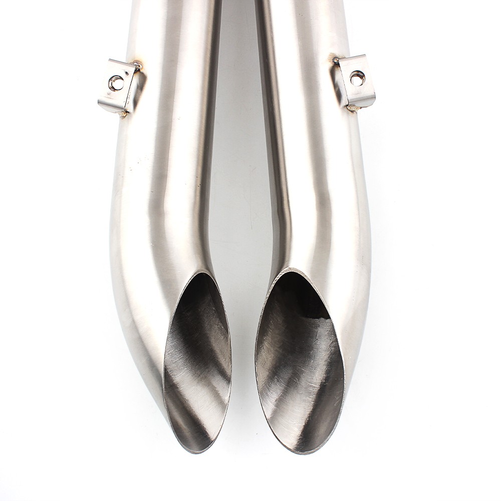 Muffler Exhaust Pipe Stainless Steel For Triumph Bonnieville Bobber T100 T1200