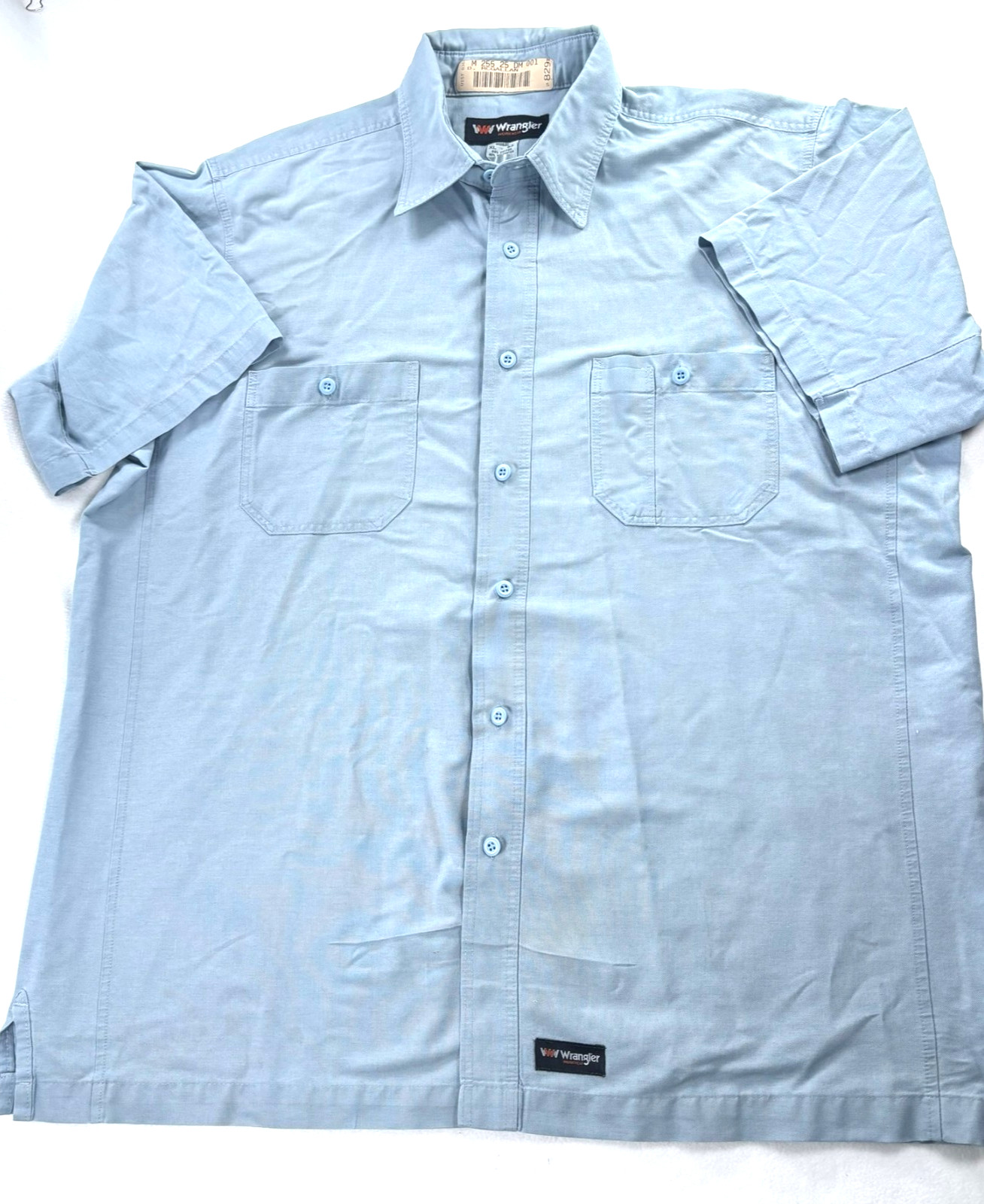 Wrangler Work Shirts Men XL Button up Uniform Workwear Western Cowboy LOT OF 10