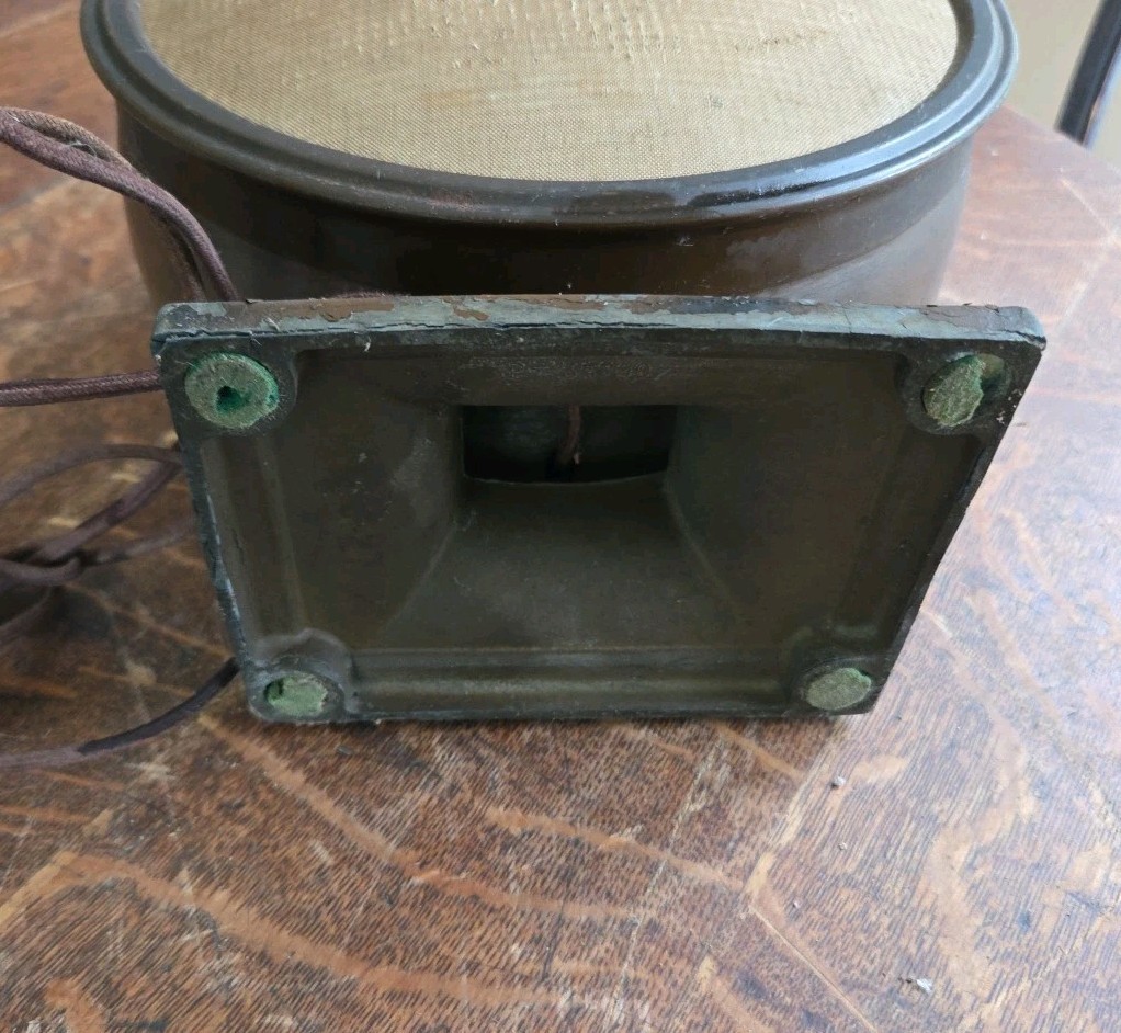 Vintage Stewart Warner Model 420 Miniature Drum Speaker