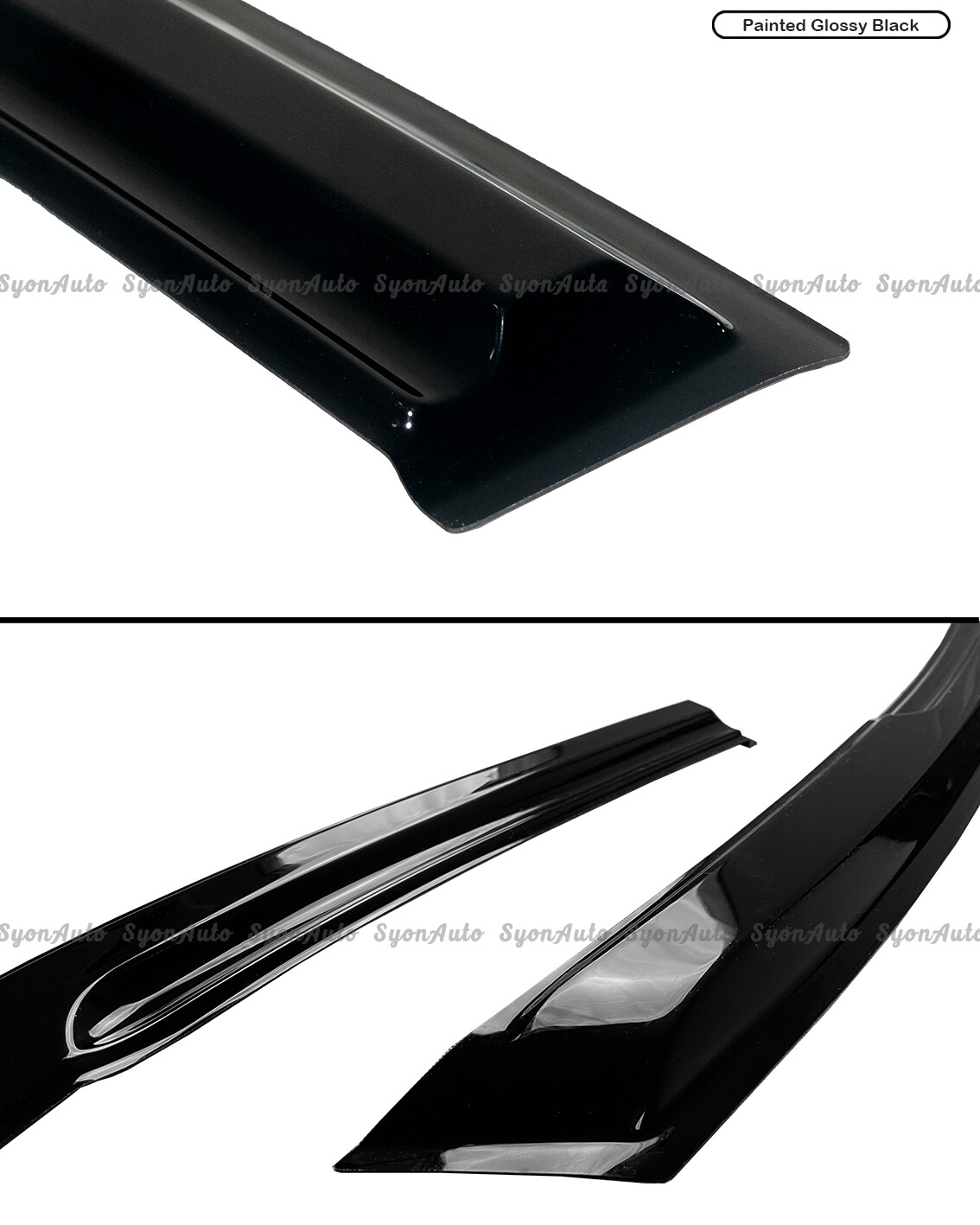 FITS 2012-2015 HONDA CIVIC SEDAN JDM 3D WAVY MUGEN STYLE WINDOW VISOR RAIN GUARD