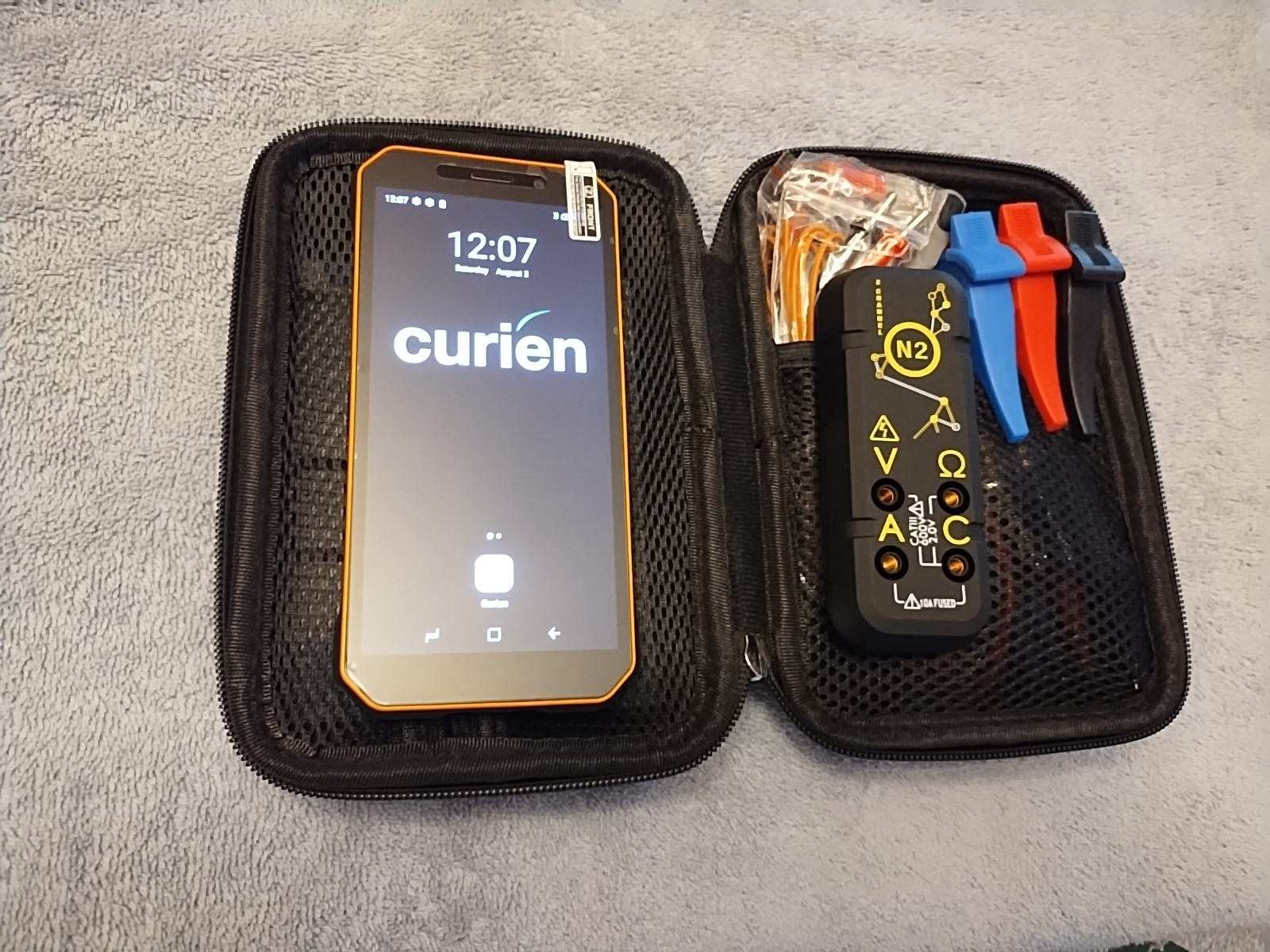 Curien N2-Neuron & Run'n Gun Tablet Compact Bluetooth Graphing 2 Channel Measure