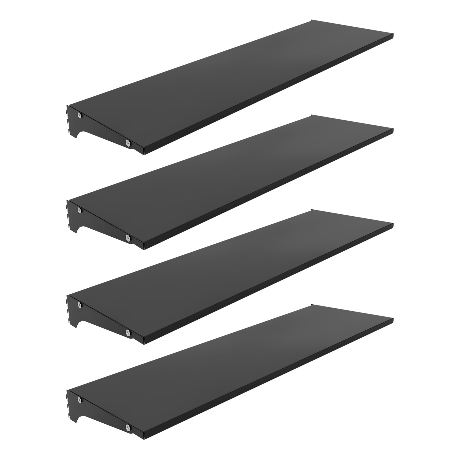 4 Shelves Modern End Shelf for Gondola Shelving Unit Retail Display Shelves SALE