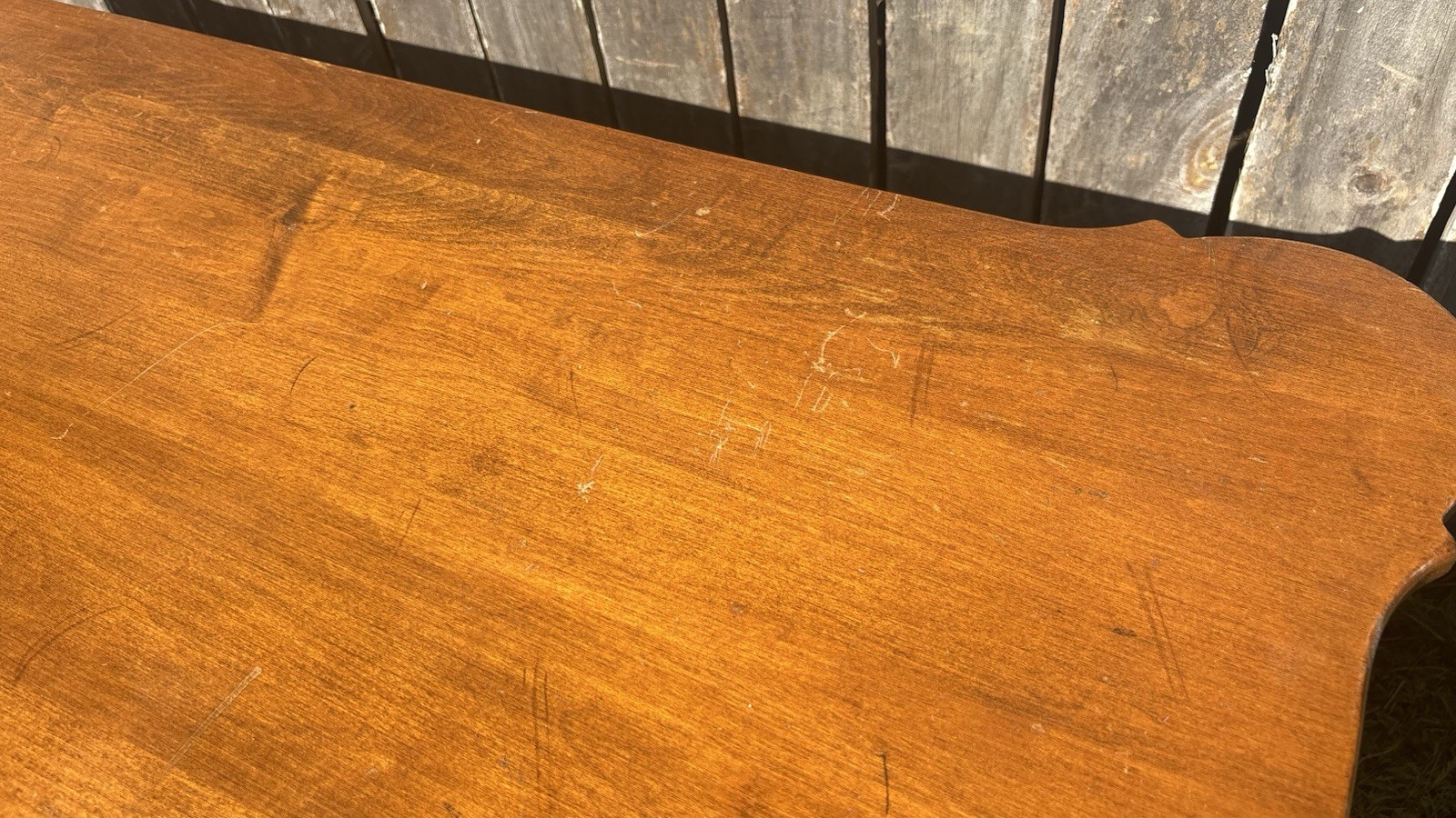 Vintage Mid Century Maple 1776 Porringer Country French Ethan Allen Coffee Table