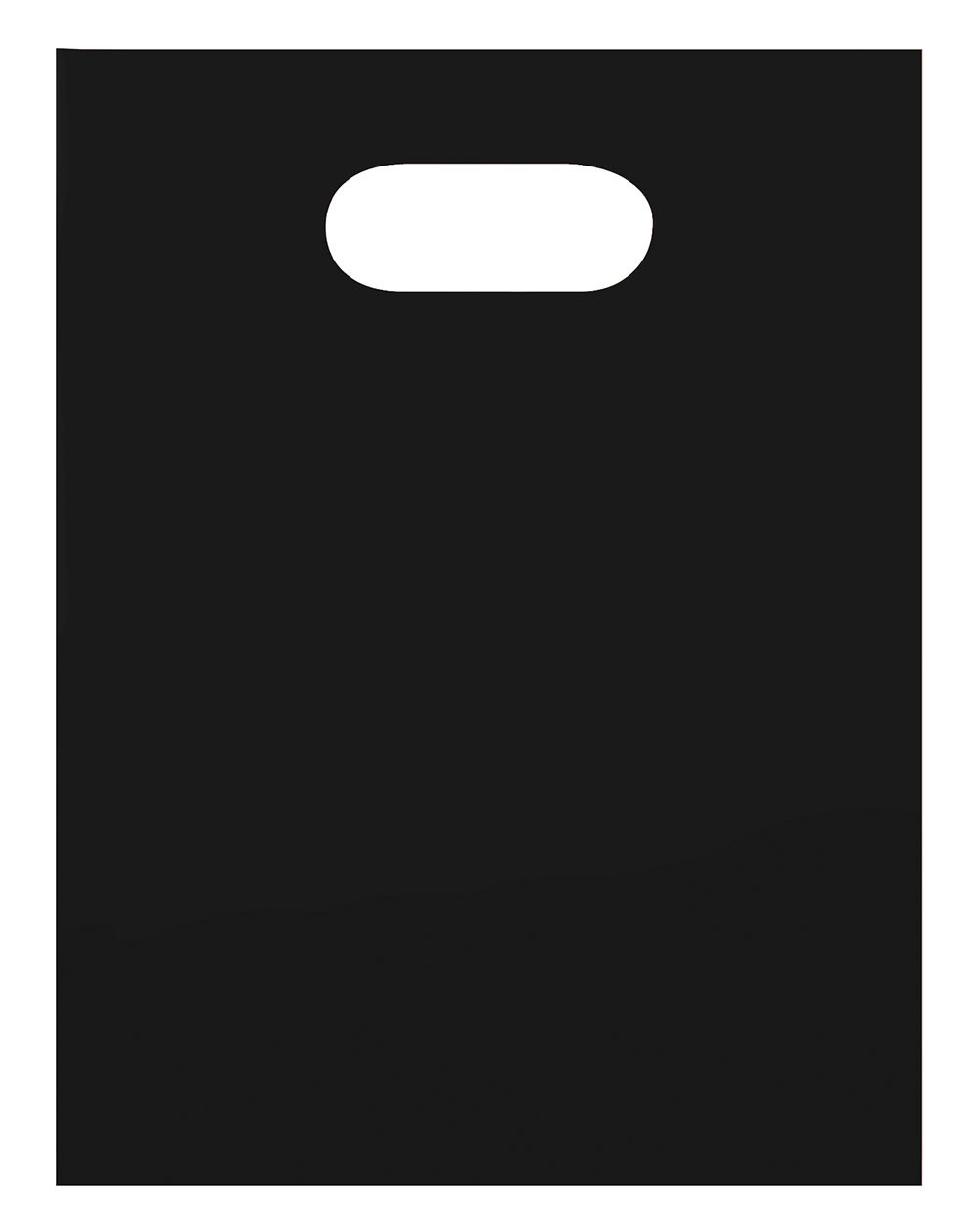 Small Low Density Black Merchandise Bags - 9" x 12"- Case of 1,000