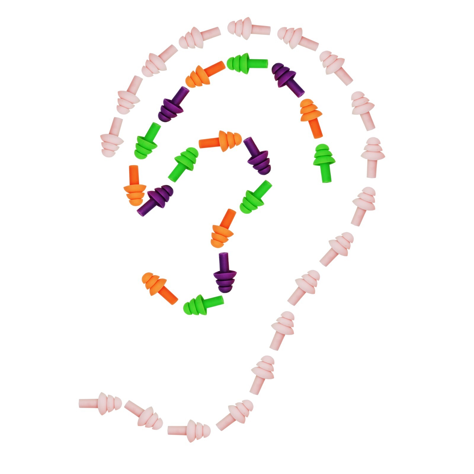 10-100 Pair Silicone Ear Plugs for Sleeping Shooting Swimming Hearing Protection