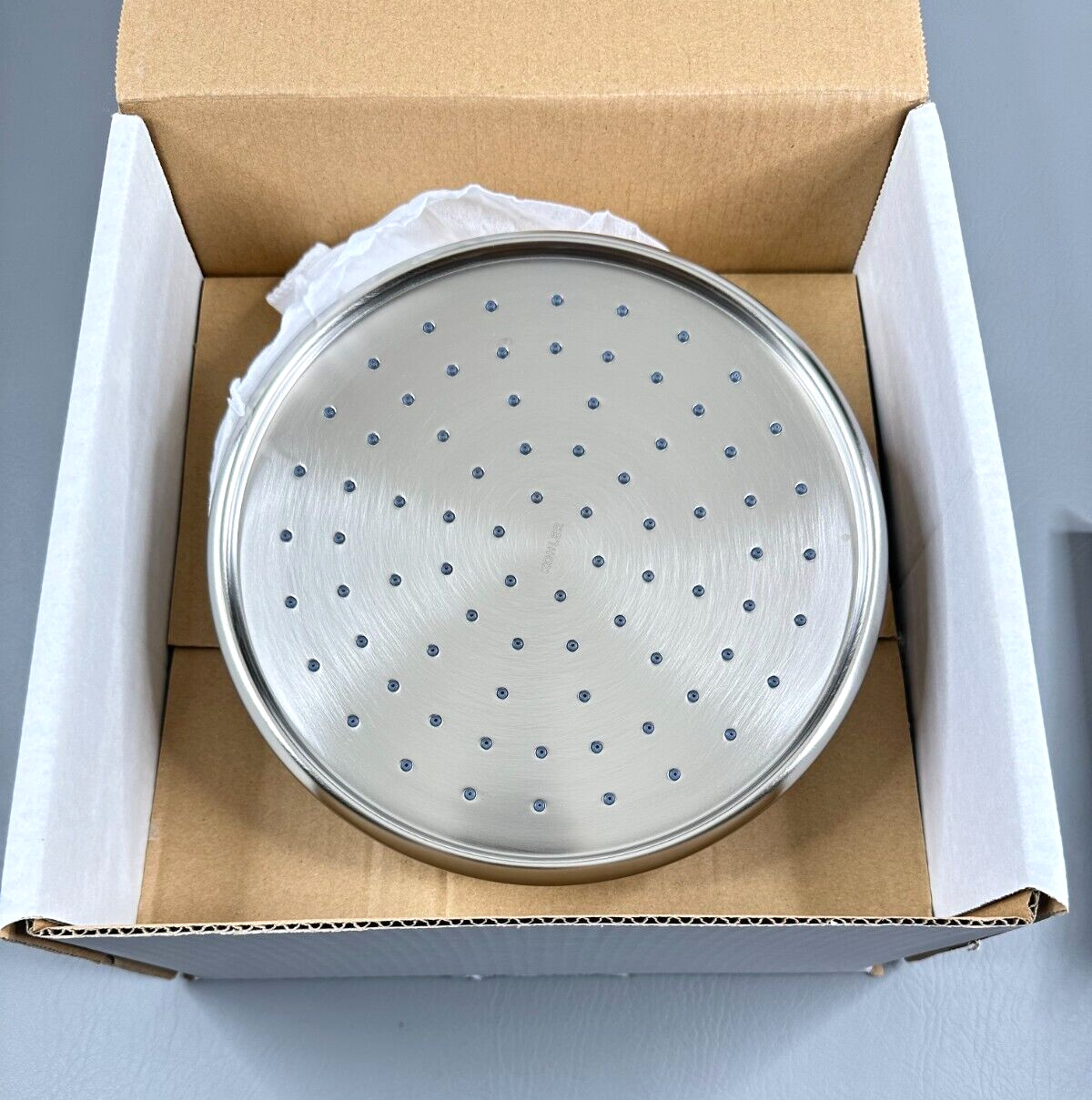 Kohler Traditional Round 8in Rain Showerhead 13692-G-BN Vibrant Brushed Nickle