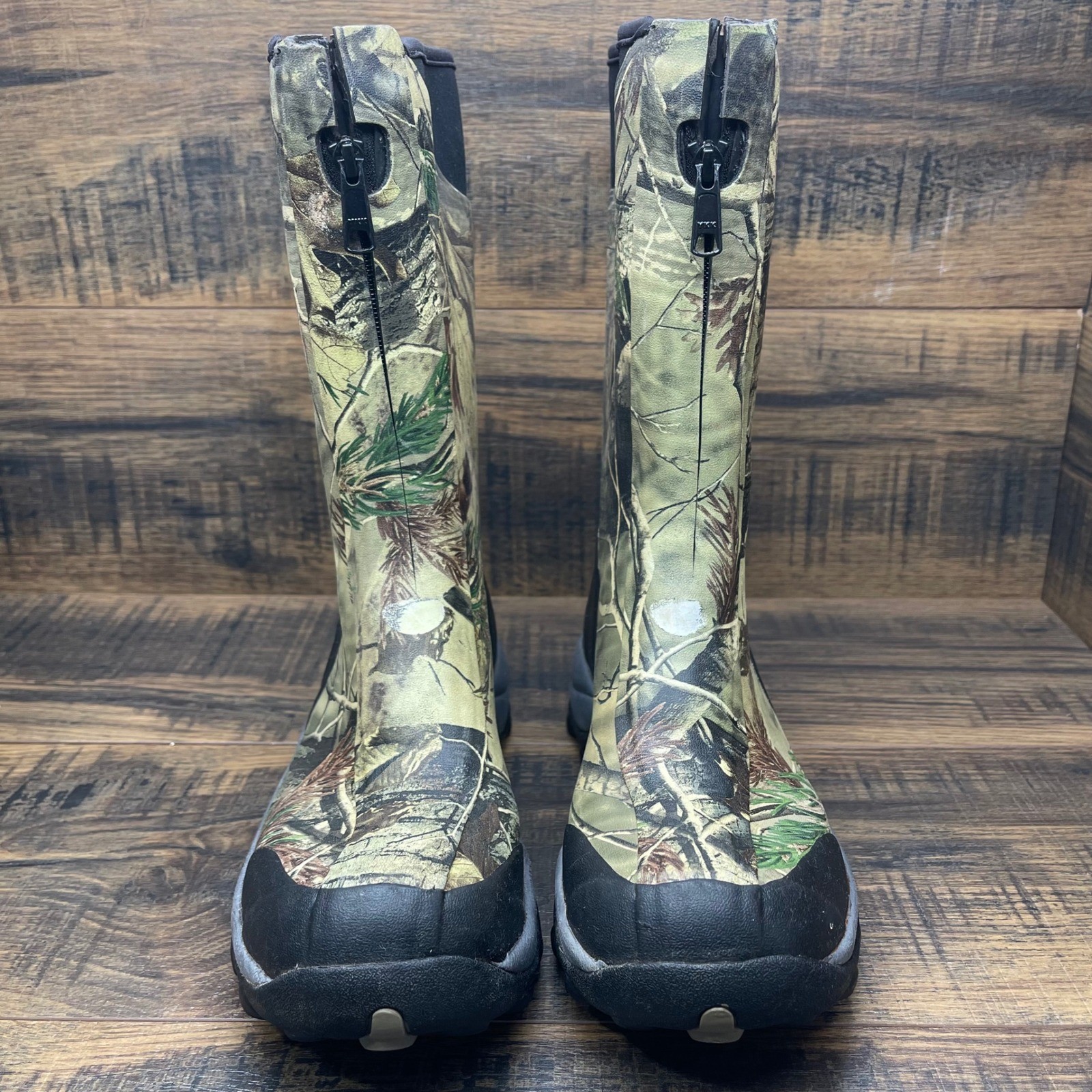 Ranger Camo Hunting Boots Men's 10 Green Waterproof Zipper