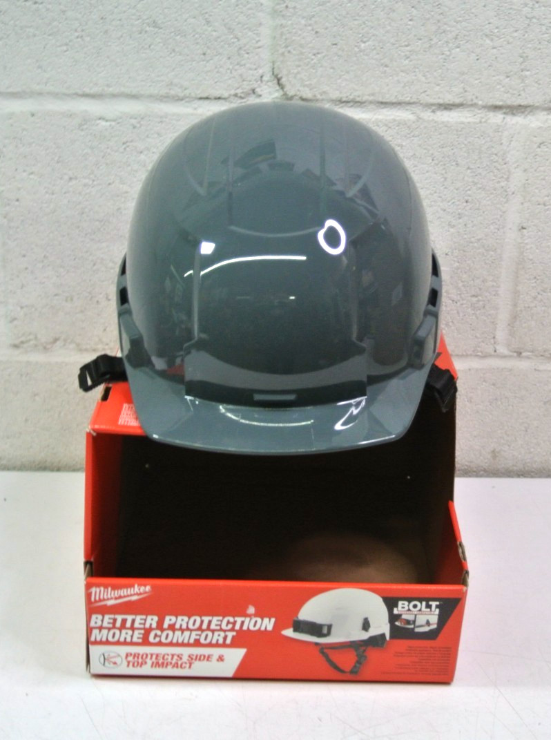 For Milwaukee 48-73-1337 Gray BOLT Front Brim Helmet - Type 2, Class E