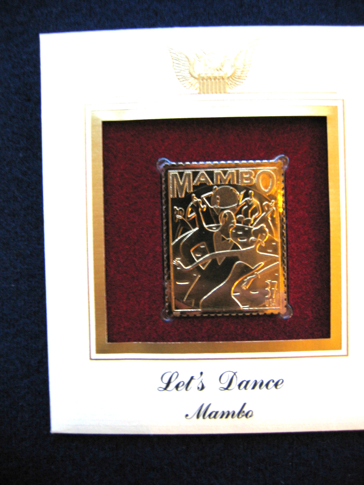2005 Let's Dance Mambo Replica Gold Golden Cover Stamp