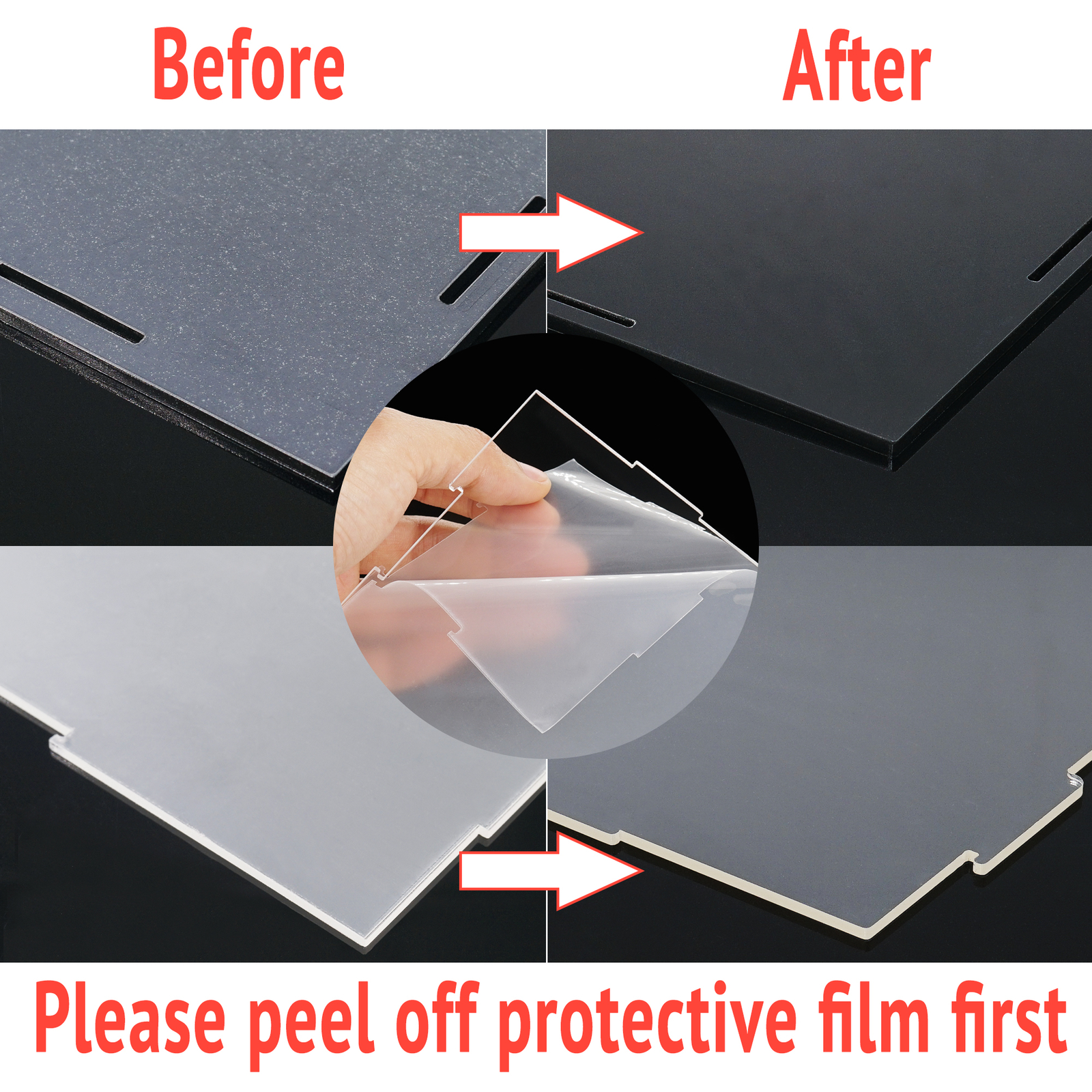 Large Display Case Acrylic Box High Clear Glass for 20'' Tall Dolls Collectibles