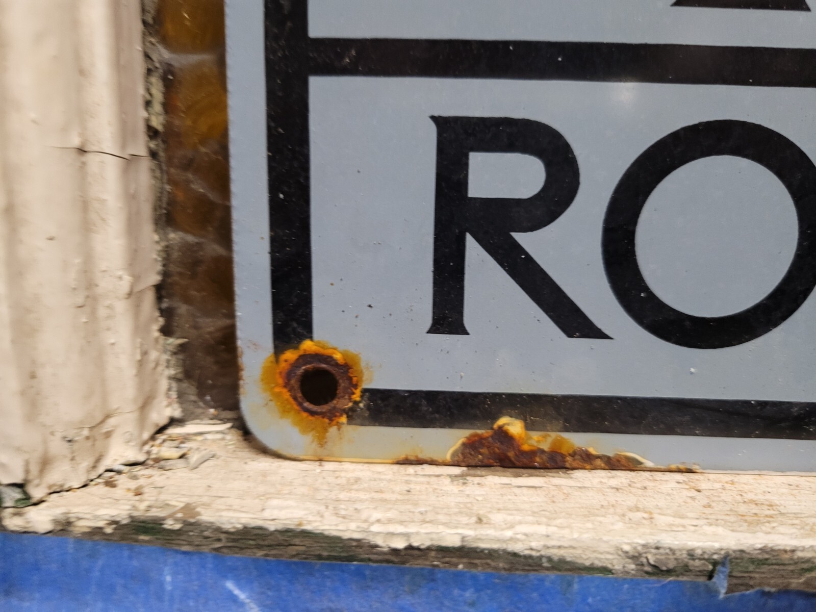 VINTAGE ROLLS ROYCE PORCELAIN SIGN BRITISH AUTOMOBILE DEALER LONDON CAR DEALER