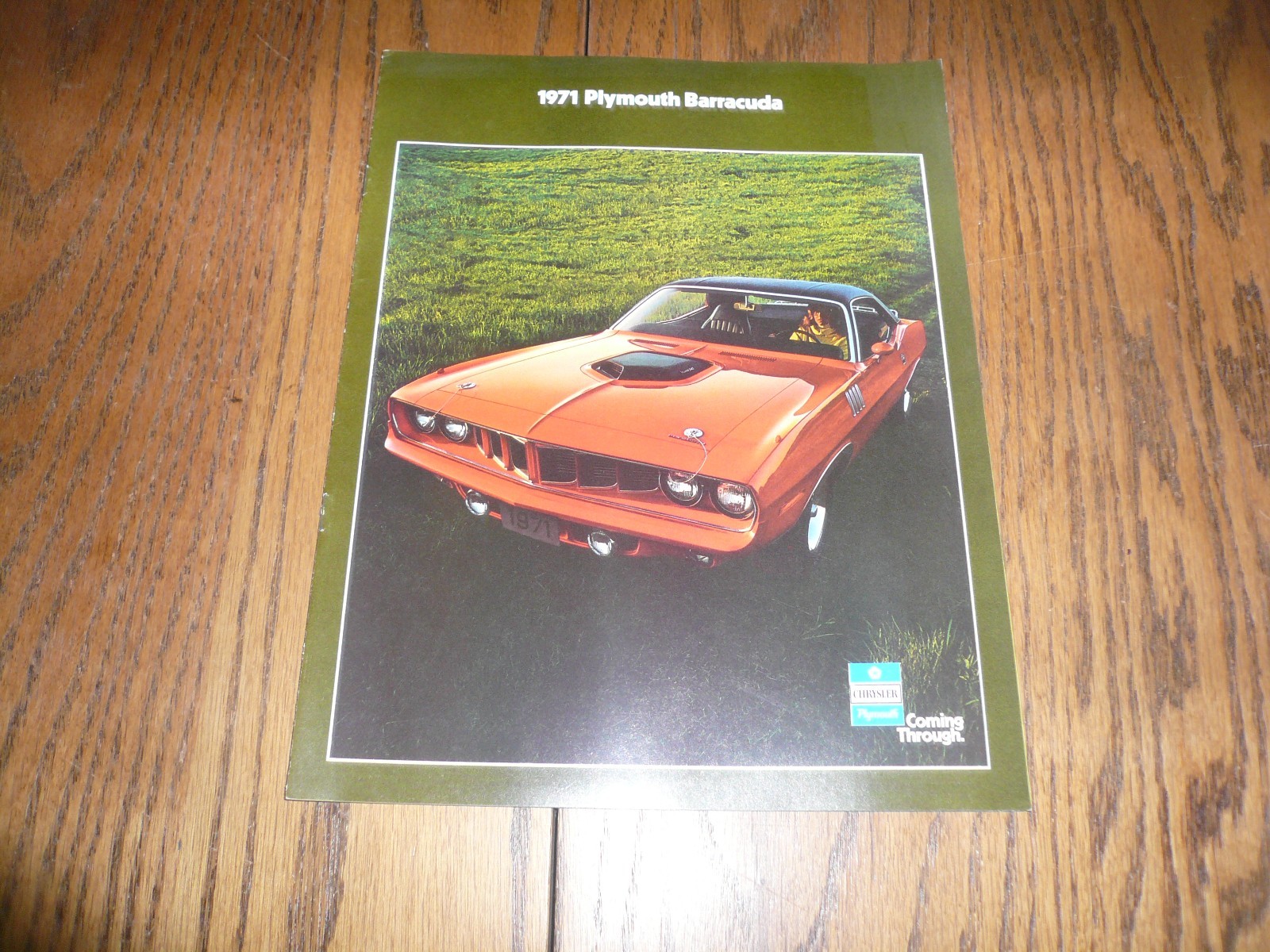 1971 Plymouth Barracuda Sales Brochure - Vintage Original