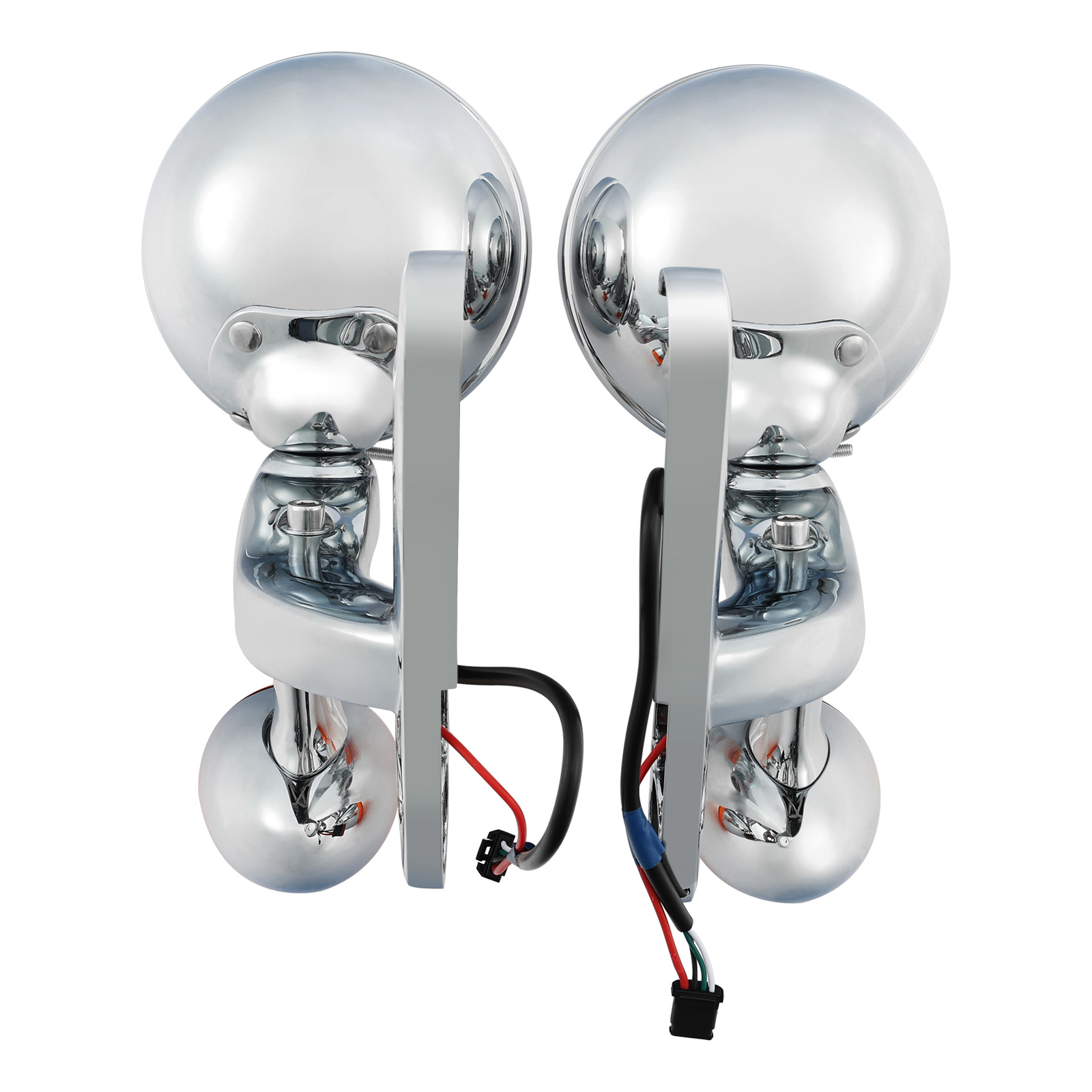 4.5" Turn Signal LED Spotlight Fog Light Bracket Fit For Harley Electra Glide US