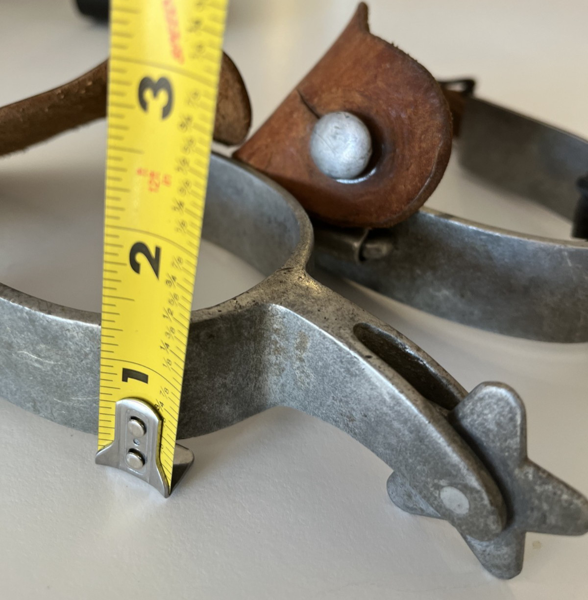 1940's Crockett Airplane Aluminum Cowboy spurs Heavy Duty