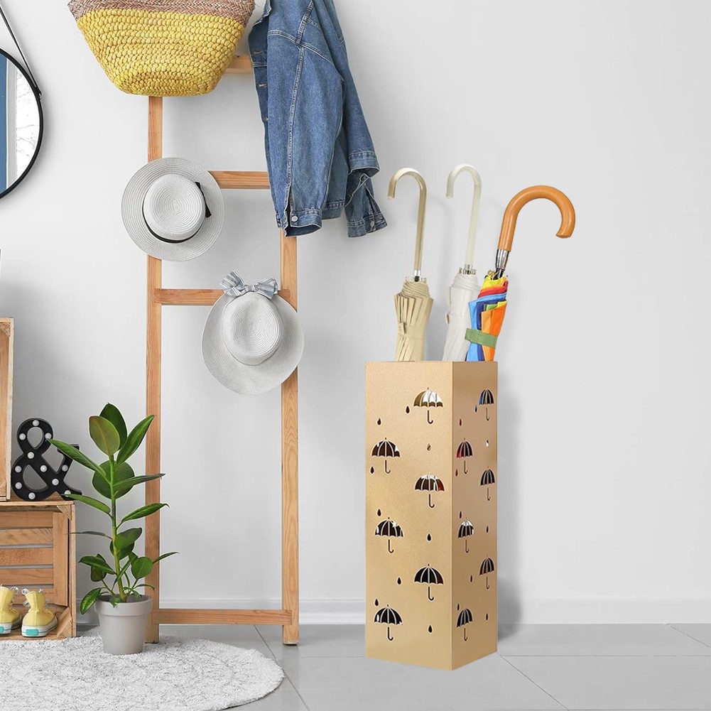 Metal Chic Umbrella Holders Multipurpose Entryway Home Hotel Office Decors