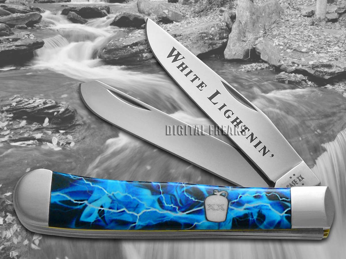 Case xx Knives Trapper White Lightning 1/300 64239 Pocket Knife Stainless