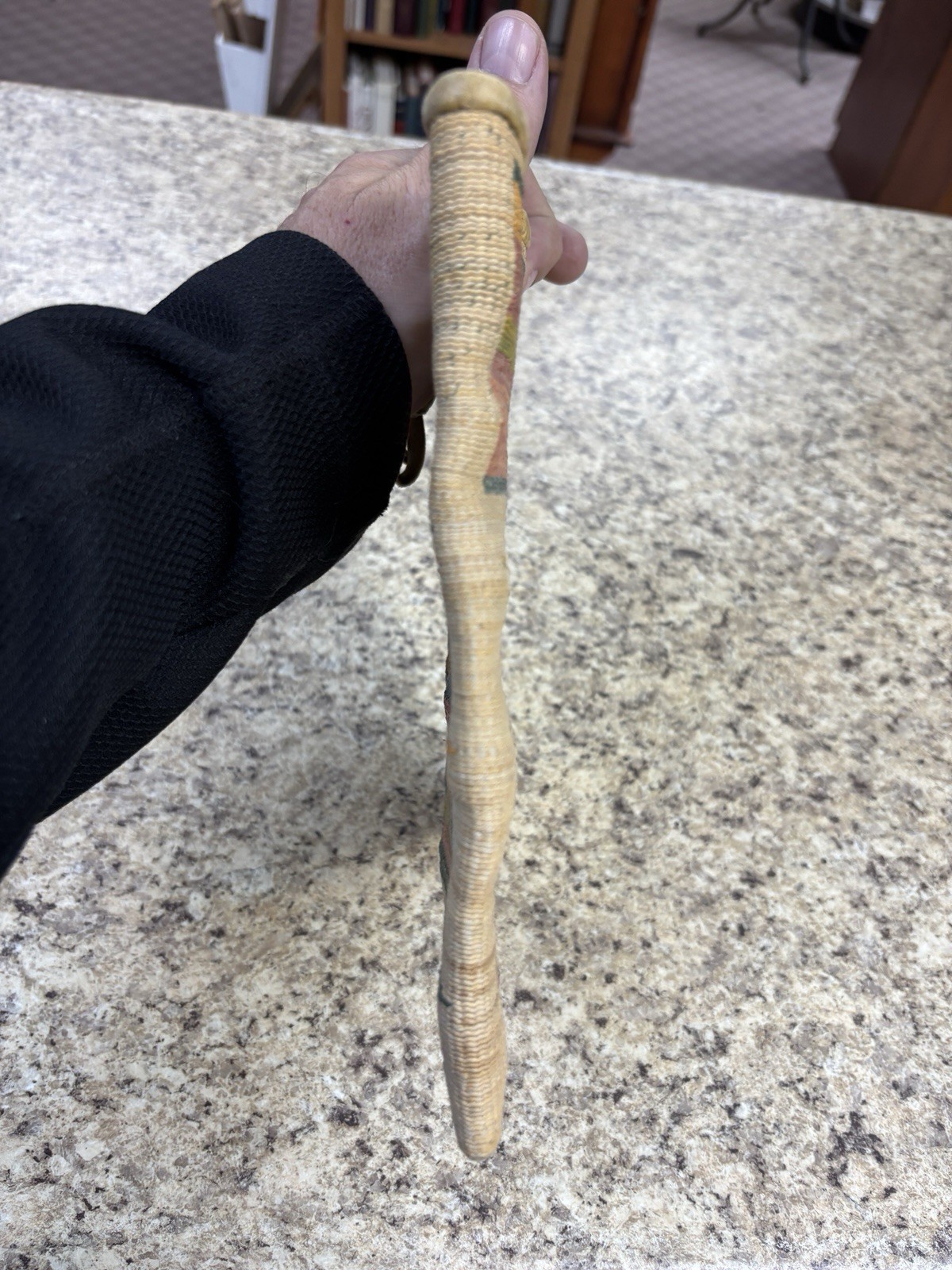 Antique Native American Plateau culture Nez Perce corn husk bag pouch circa 1900